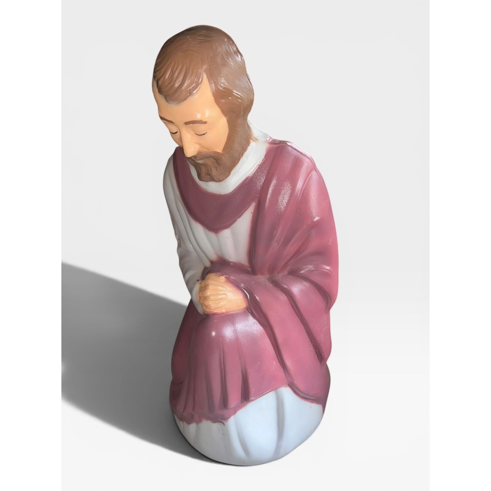 General Foam Plastics Joseph Blow Mold 27.5" Nativity Scene Christmas Decor USA